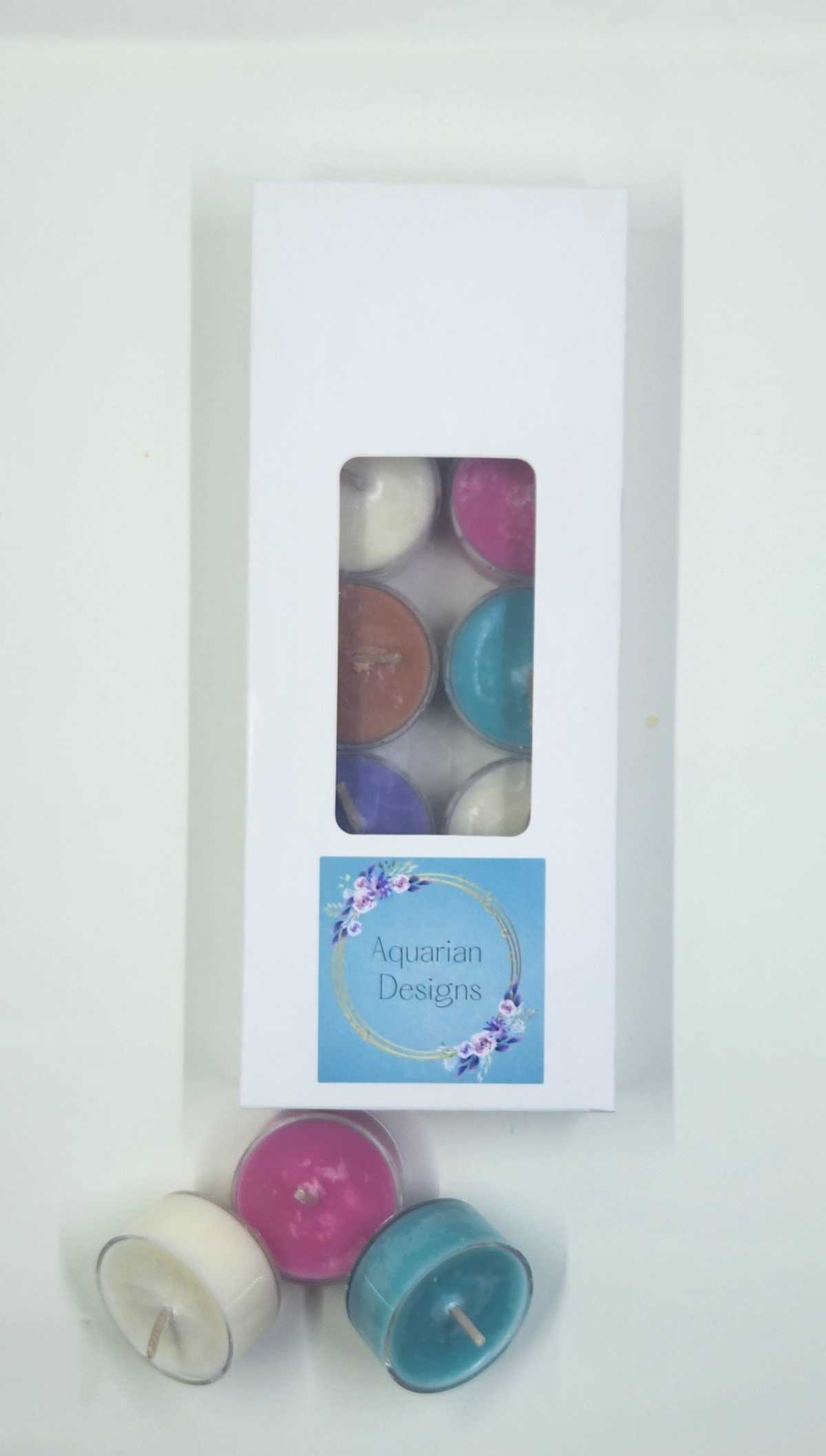 10pk Tealight Candles Aquarian Designs