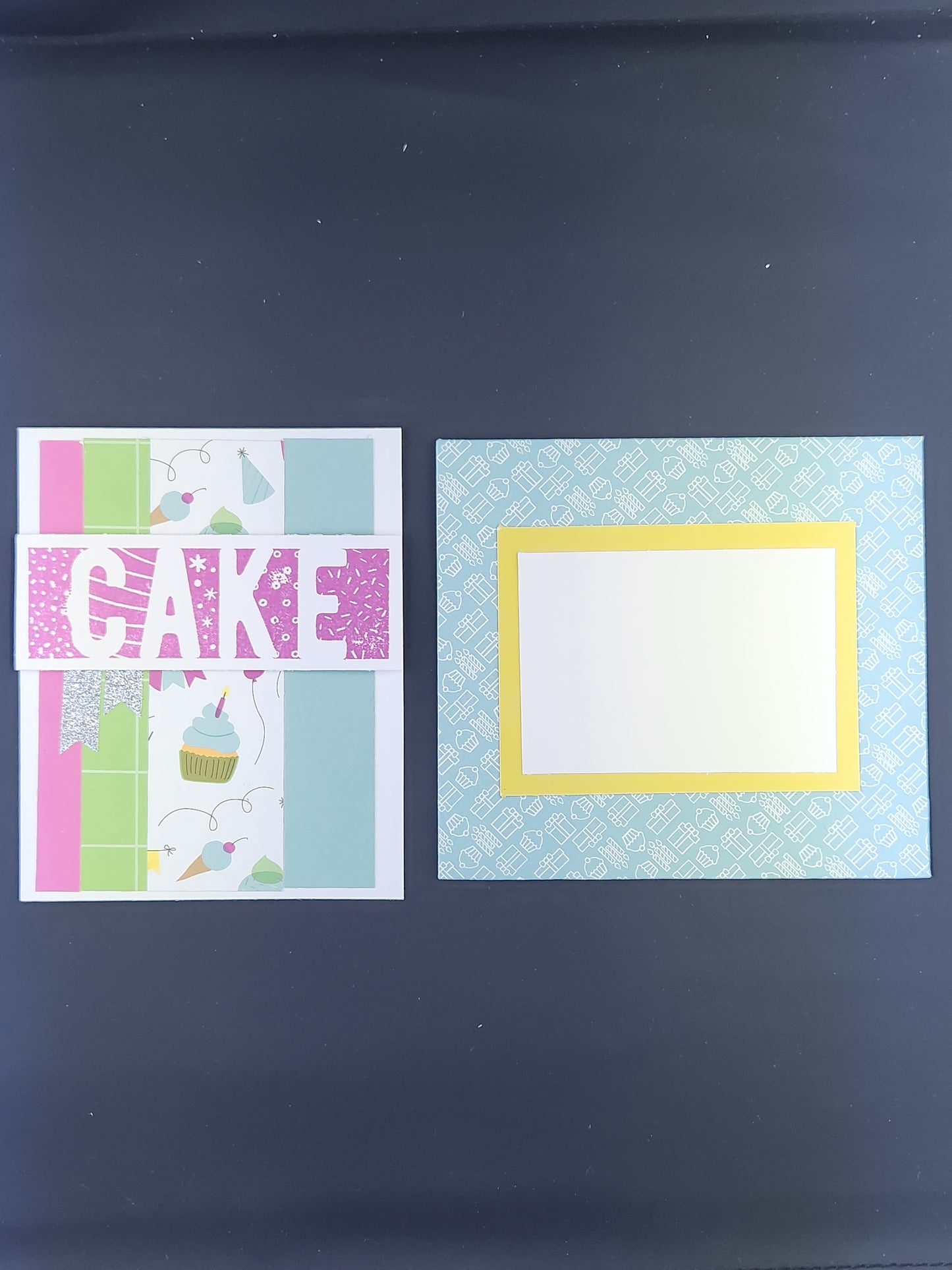 Cake Handmade Card and Envelope