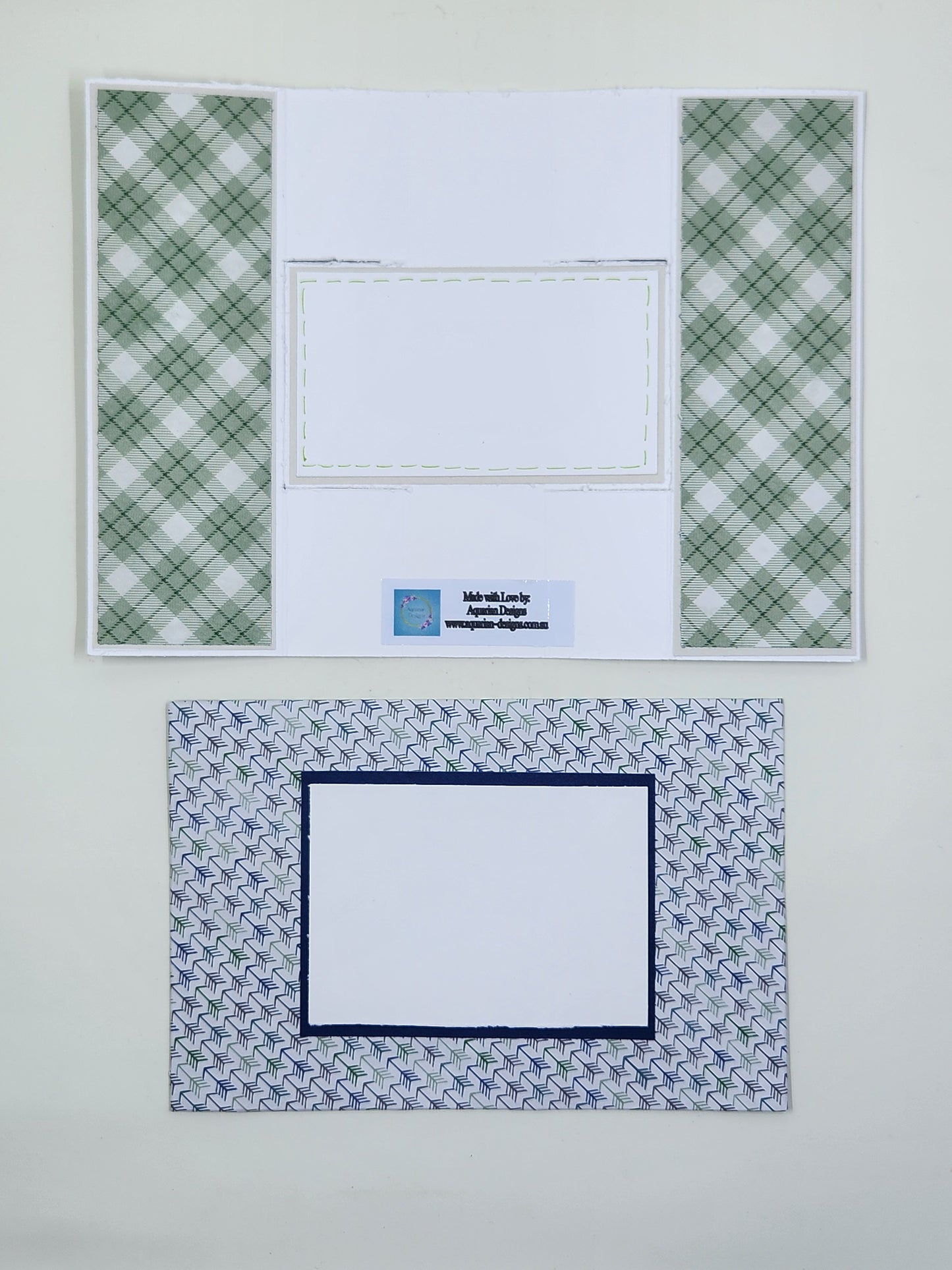 Handmade Triple Panel Fun Fold Birthday Card