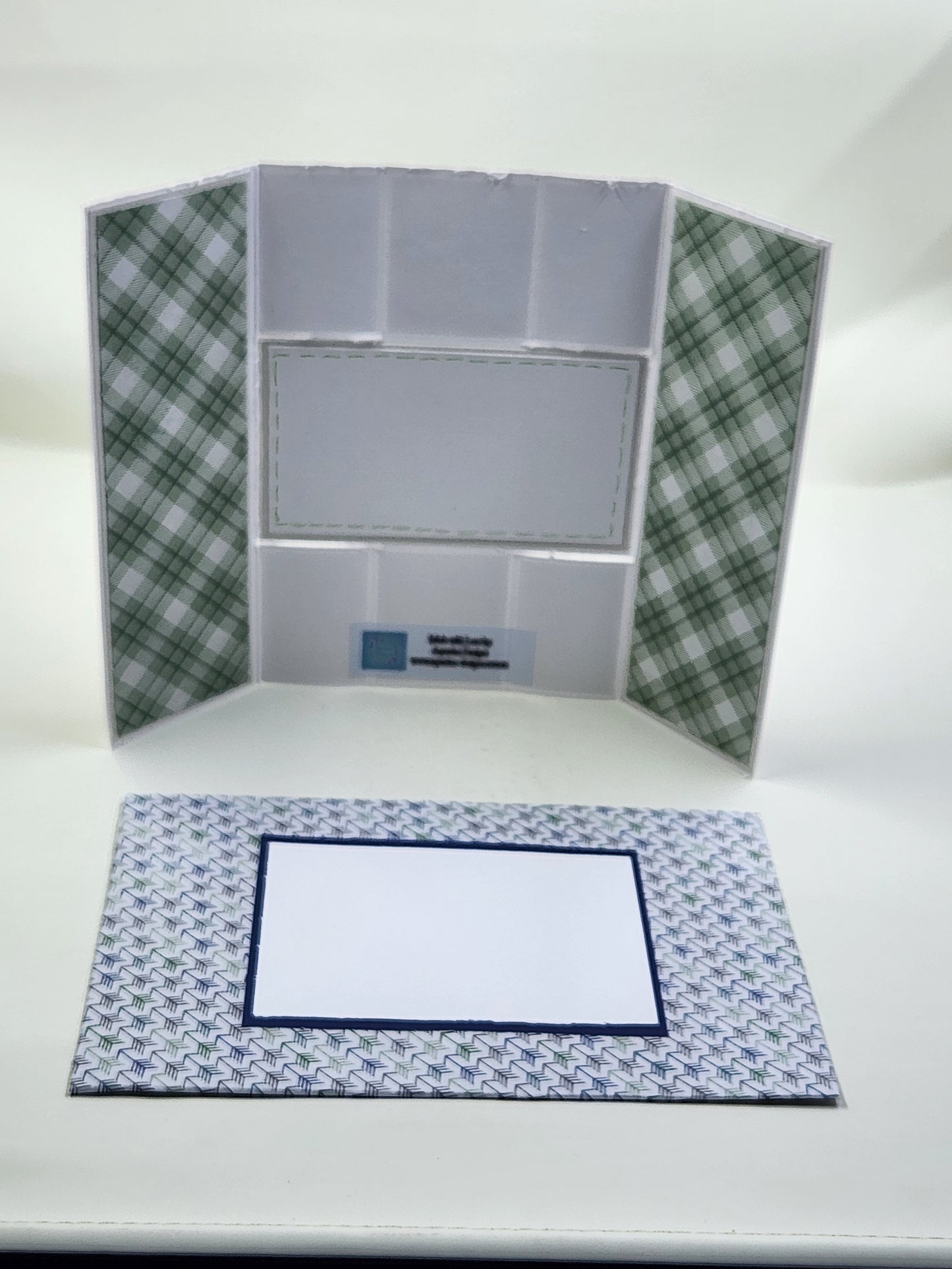 Handmade Triple Panel Fun Fold Birthday Card
