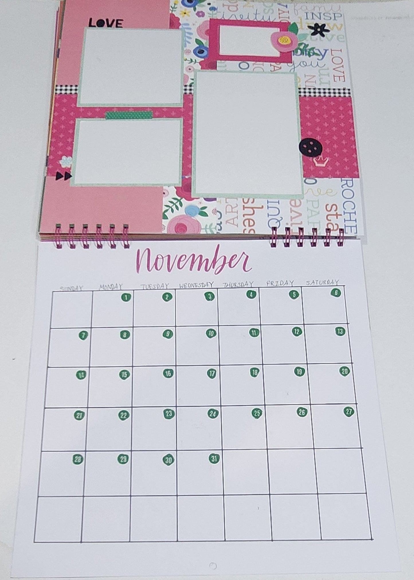 2026 Handmade Calendar