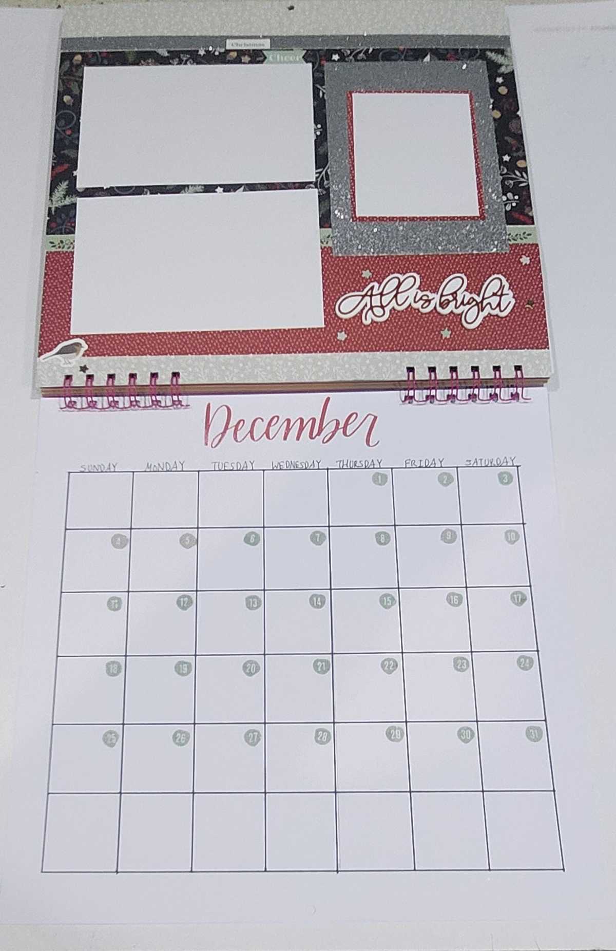 2026 Handmade Calendar Aquarian Designs