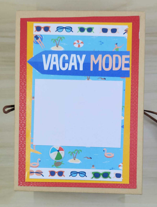Vacation Handmade Photo Book cover design