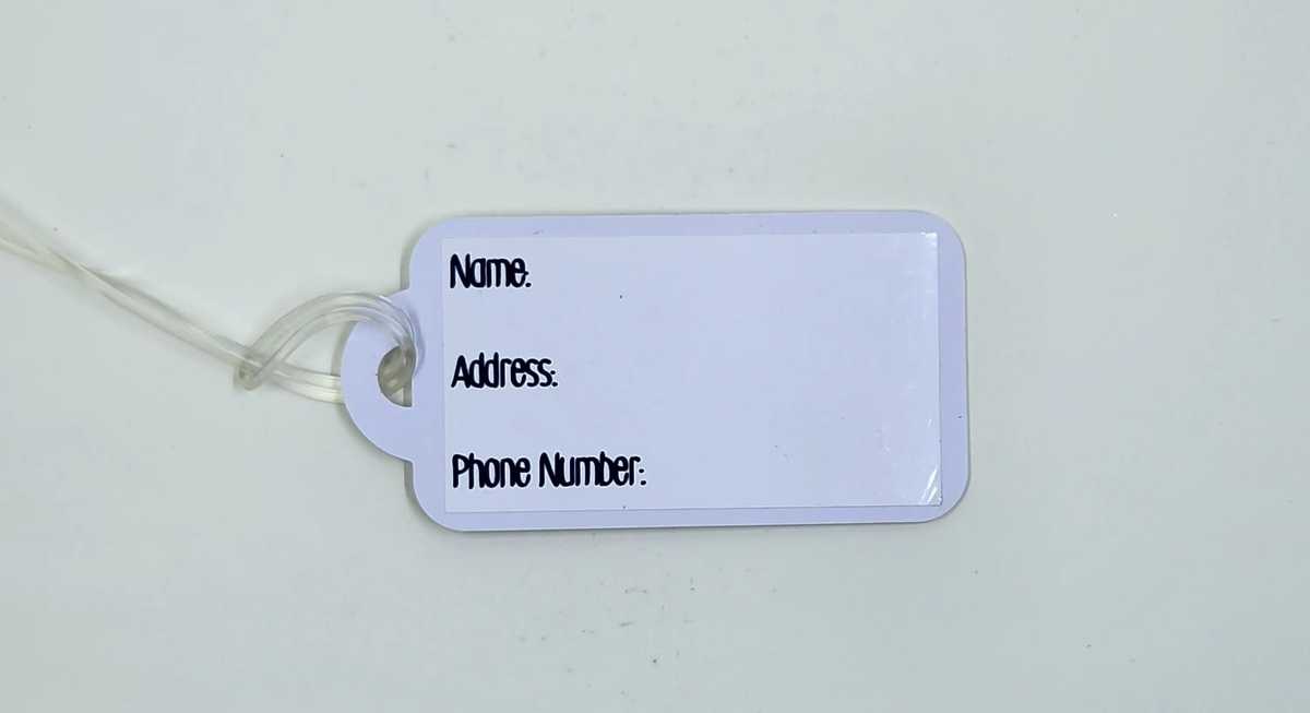 Adventure Awaits Handmade Bag Tag Aquarian Designs