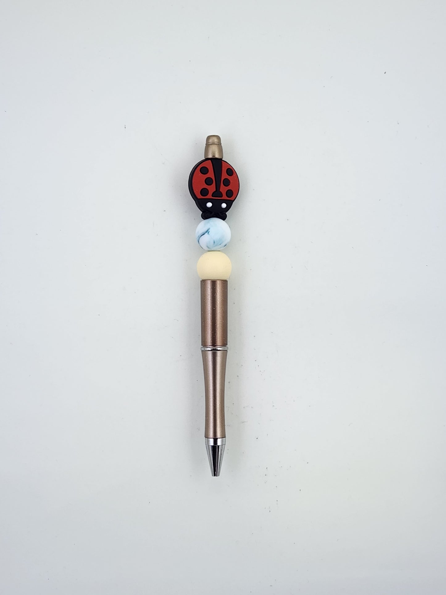 Beaded Ladybug Pen
