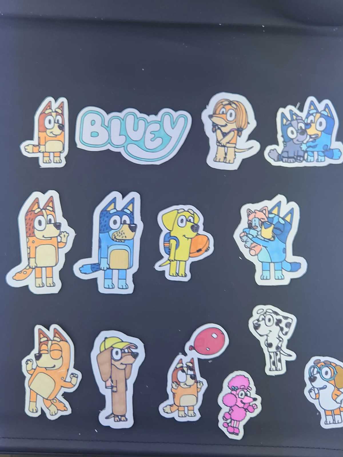 Bluey Stickers Aquarian Designs