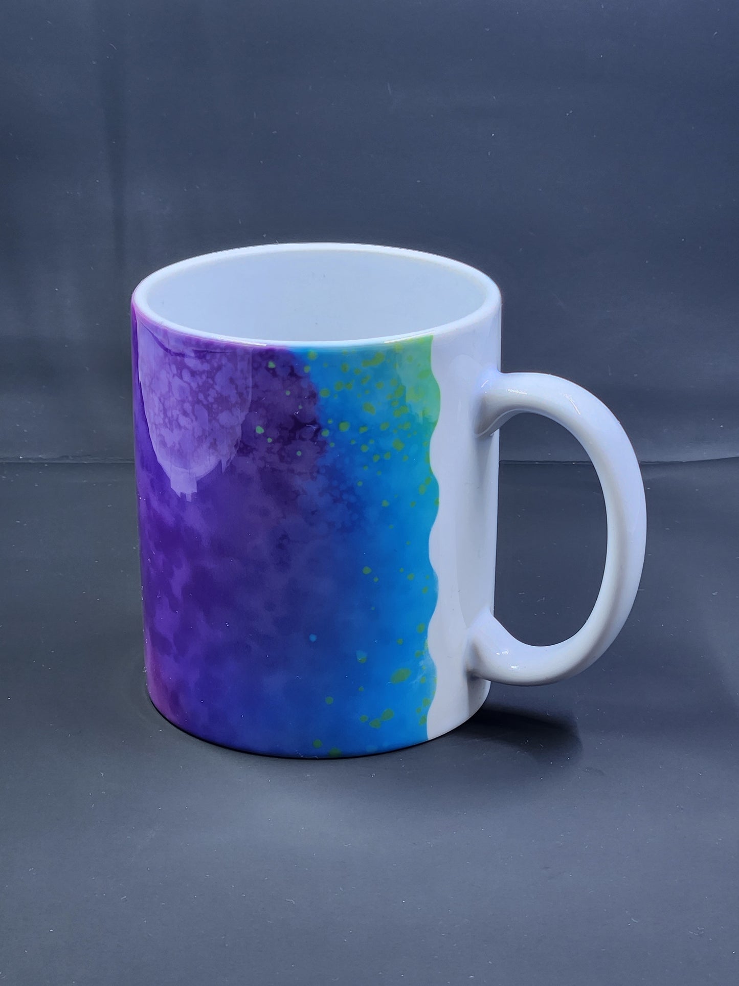 Colour Splash Wave Handmade Mug