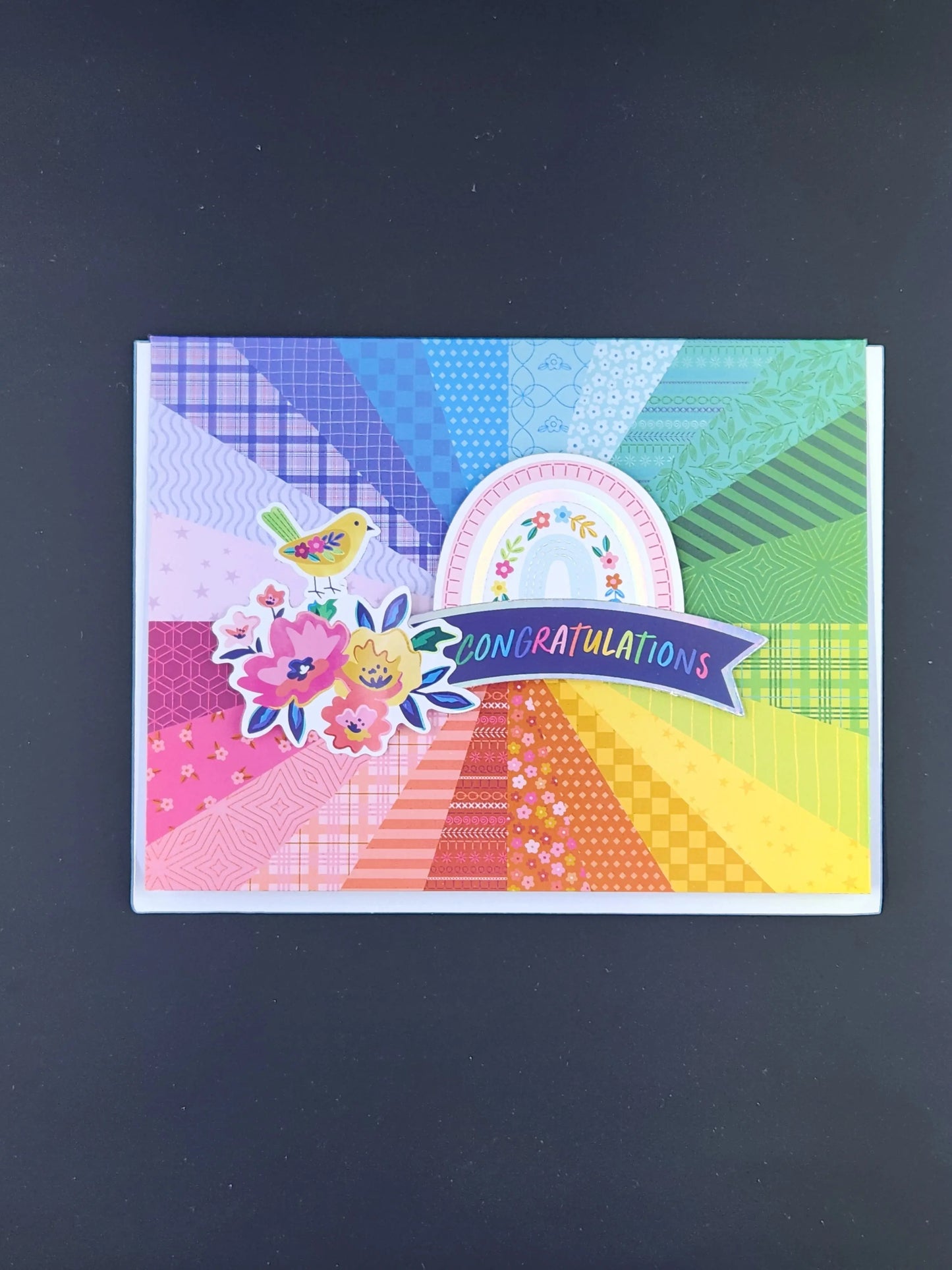 Congratulations Handmade Card Aquarian Designs