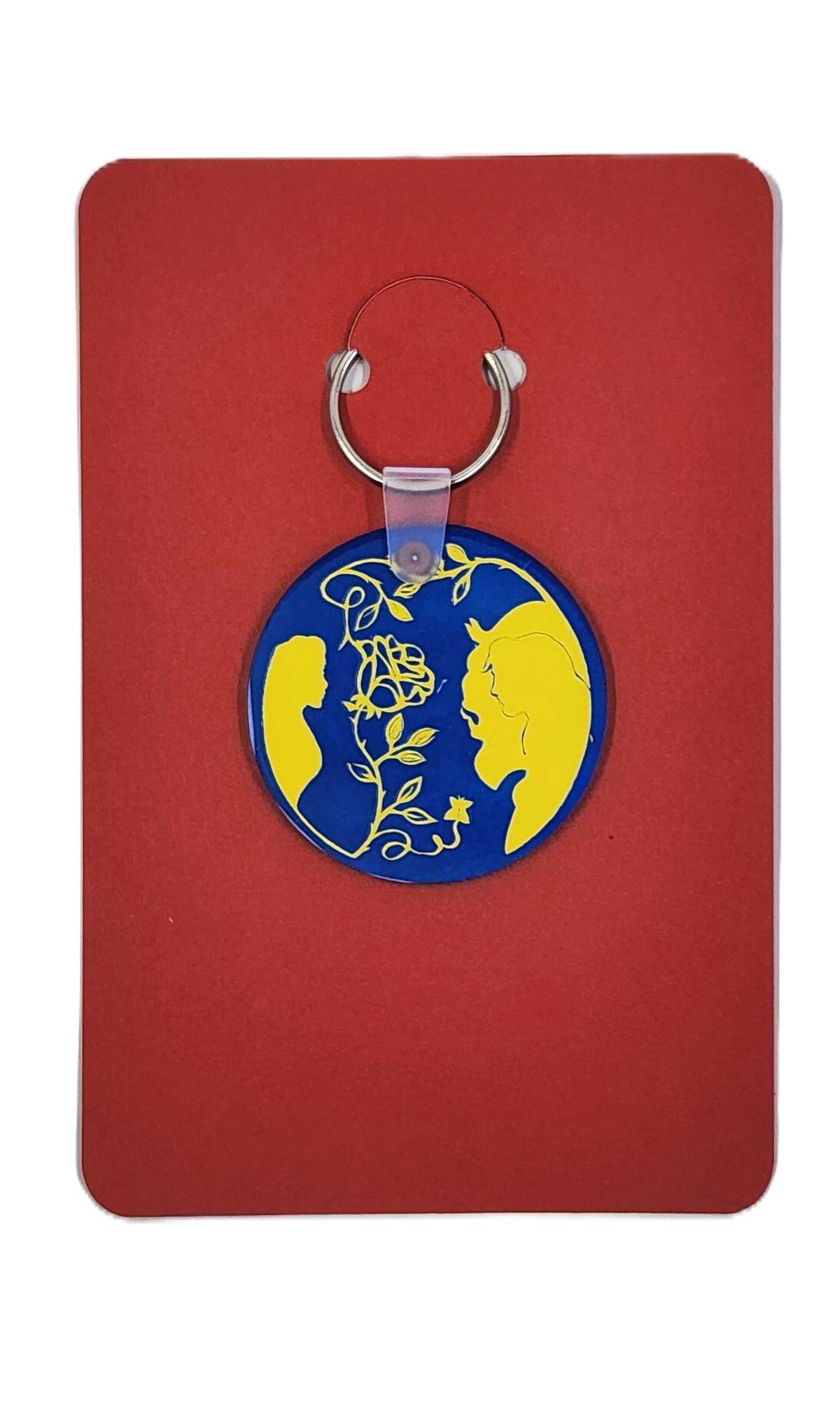 Beauty and the Beast Keyring Aquarian Designs