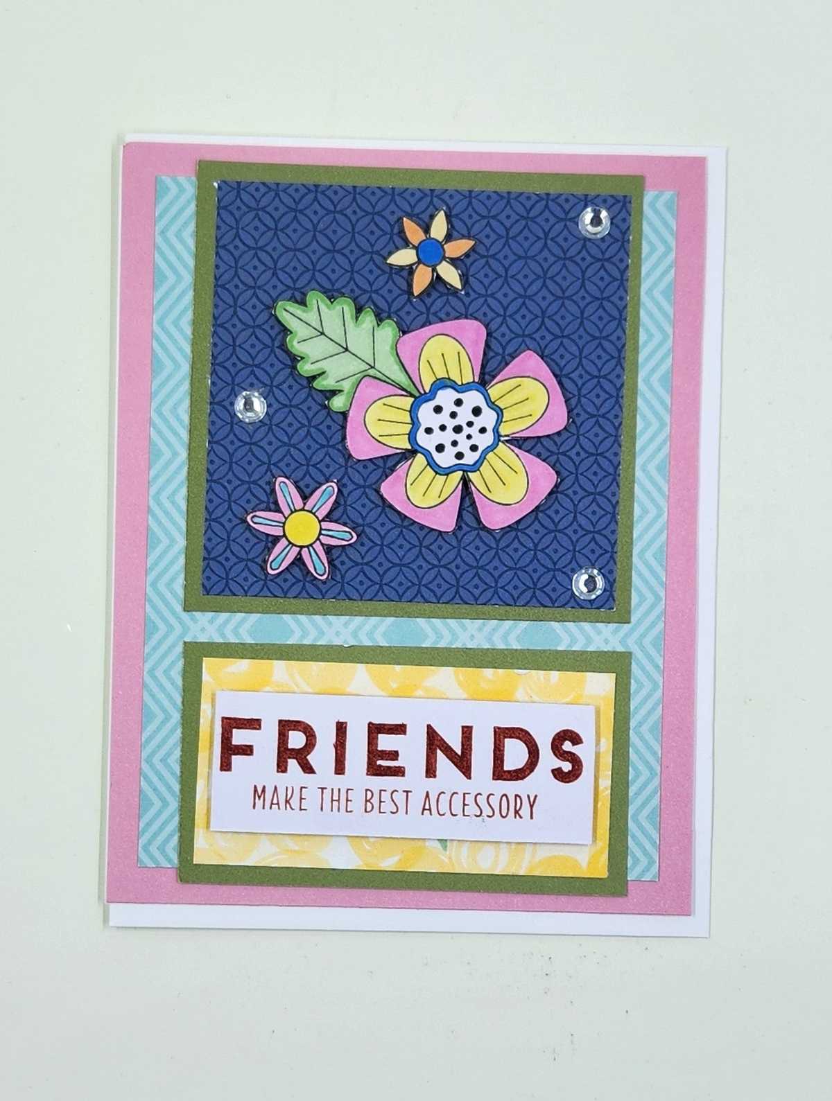 Handmade Friendship Greeting Card Aquarian Designs
