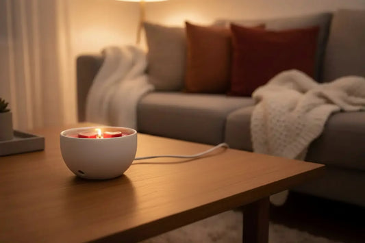 "Handmade heart candle melts — hand-poured soy and coconut wax, customise scent and colour, unique gift, made on the Gold Coast Australia"