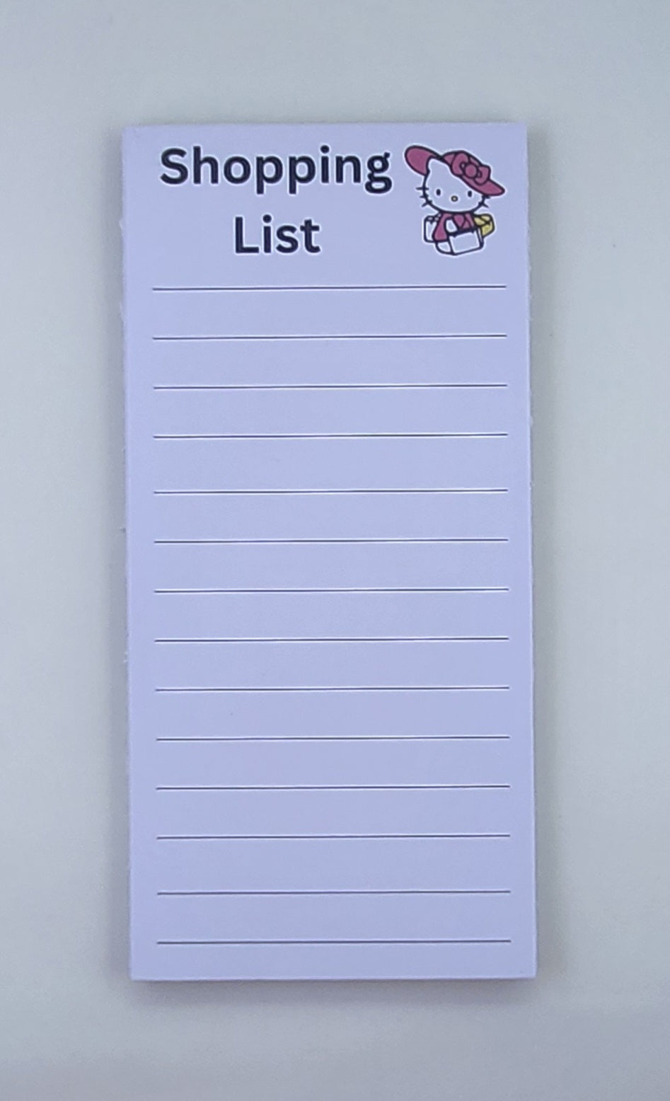 Hello Kitty Handmade Shopping List