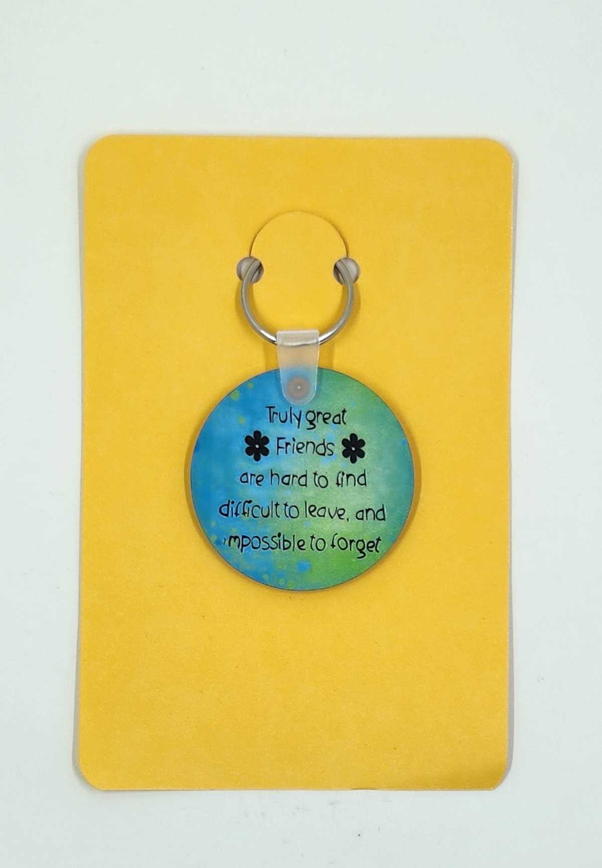 Handmade Keyring - Truly Great Friends Aquarian Designs