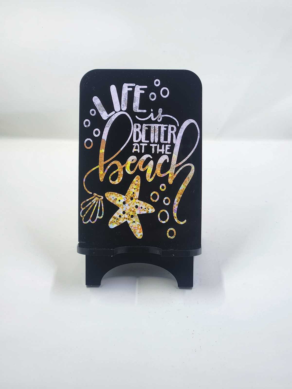Life is Better at the Beach Phone Stand Aquarian Designs