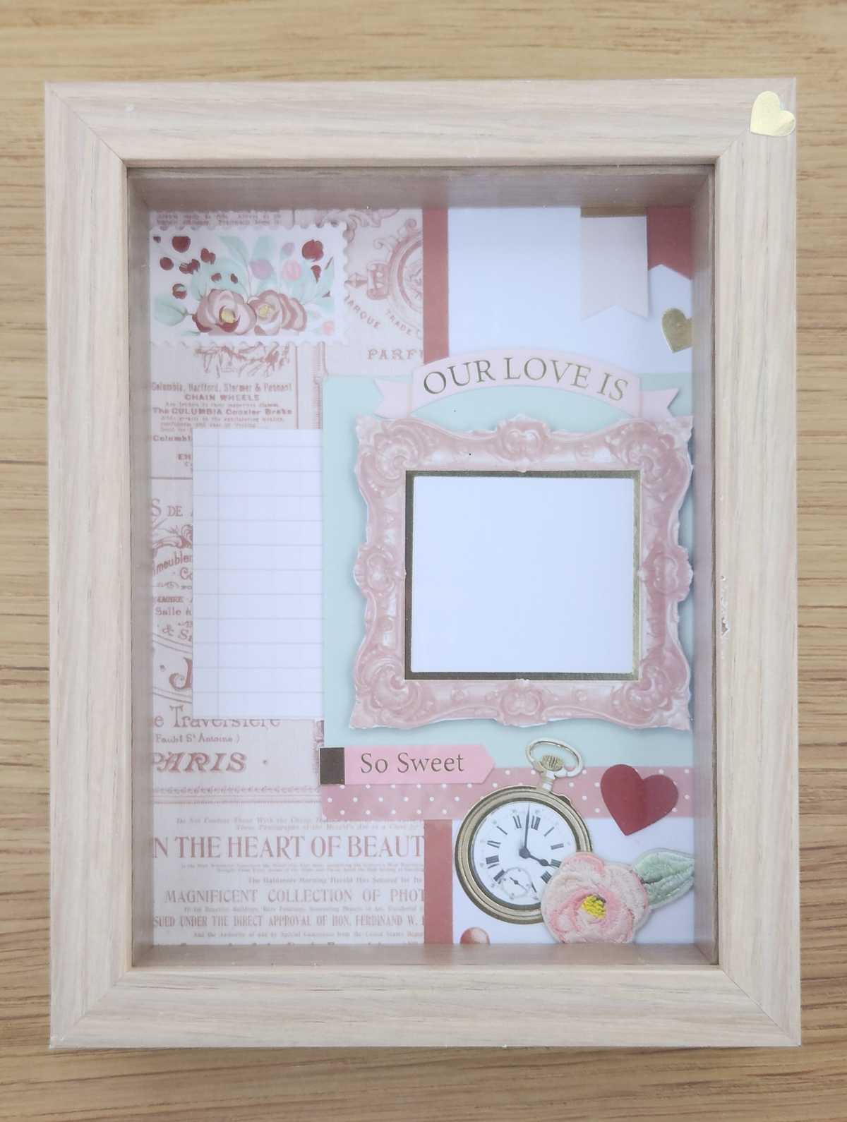 "Handmade Shadow Box Frame — customise colours, personalised gift, Gold Coast Australia"