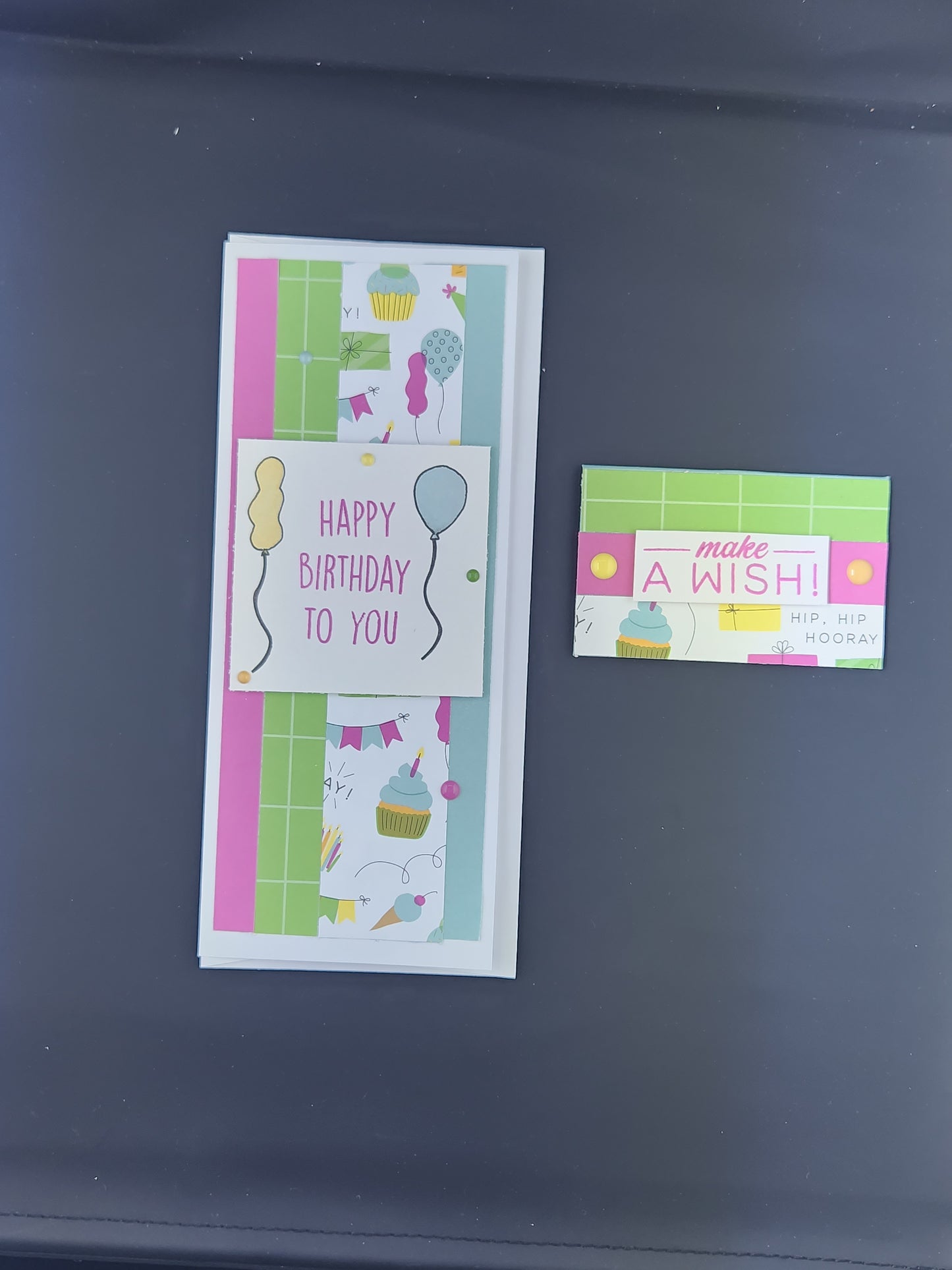 Slimline Birthday Card and Gift Card Holder