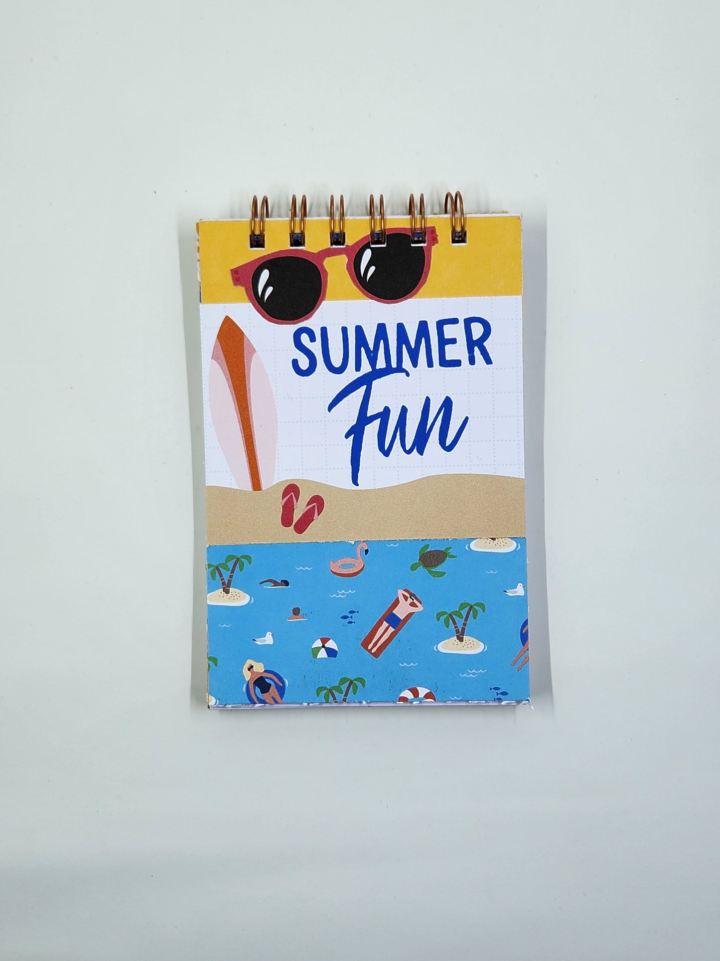 Summer Fun Handmade Notepad