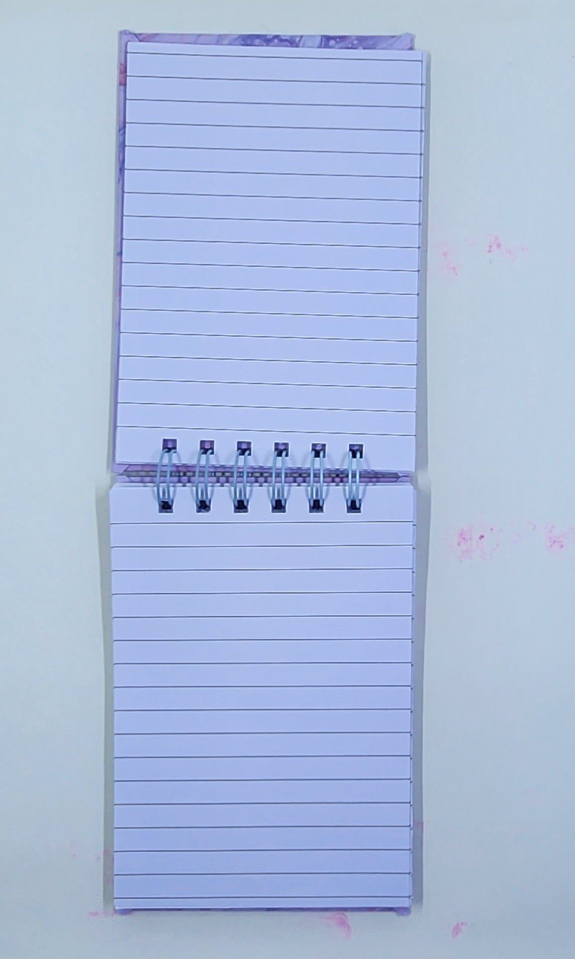 Unicorn notepad inside lined pages