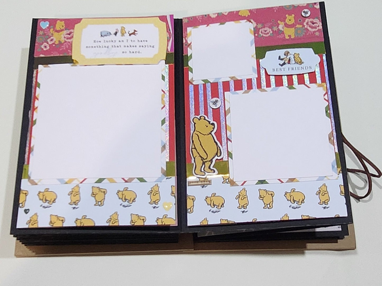 Winnie the Pooh illustrations photo book page