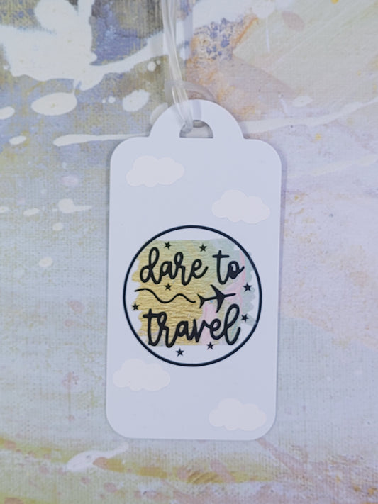Dare to Travel Handmade Bag Tag