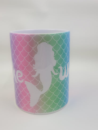 Make Waves Mermaid Handmade Mug