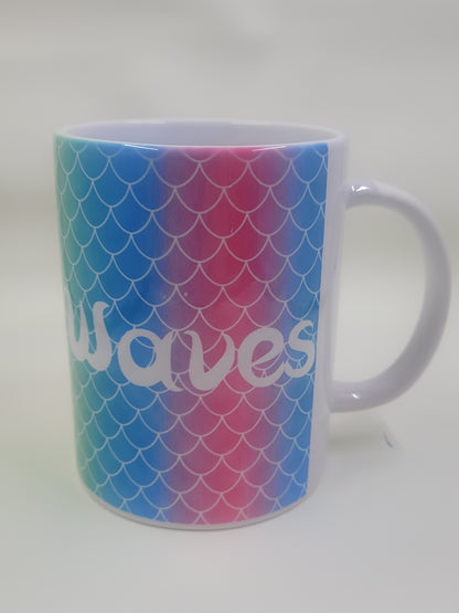 Make Waves Mermaid Handmade Mug