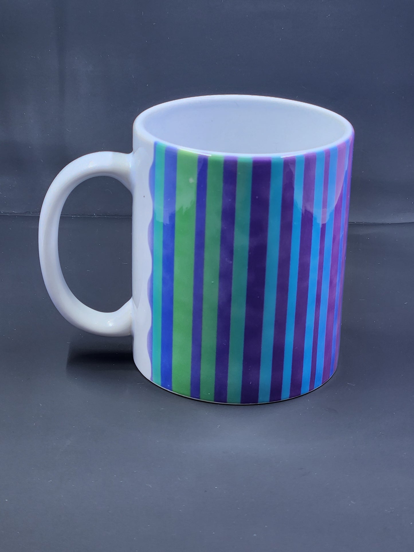 Colourful Stripes Handmade Mug
