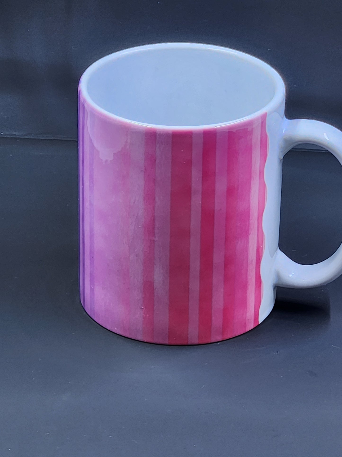 Colourful Stripes Handmade Mug