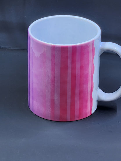 Colourful Stripes Handmade Mug