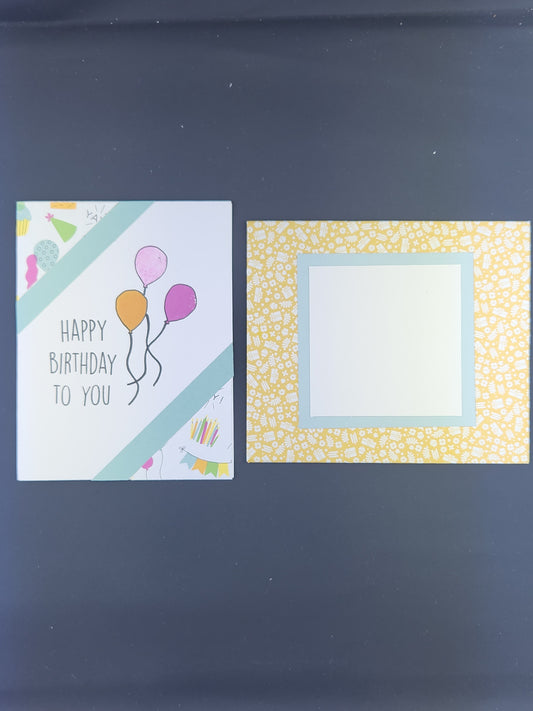 Handmade Birthday Card and Envelope