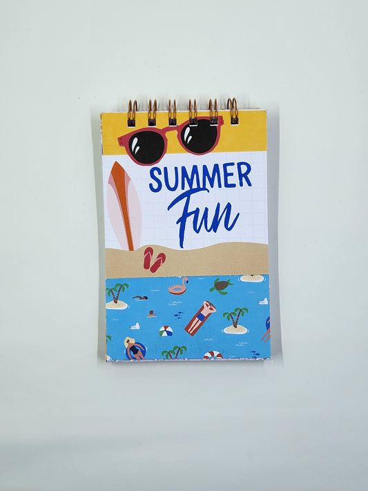 Summer Fun Handmade Notepad