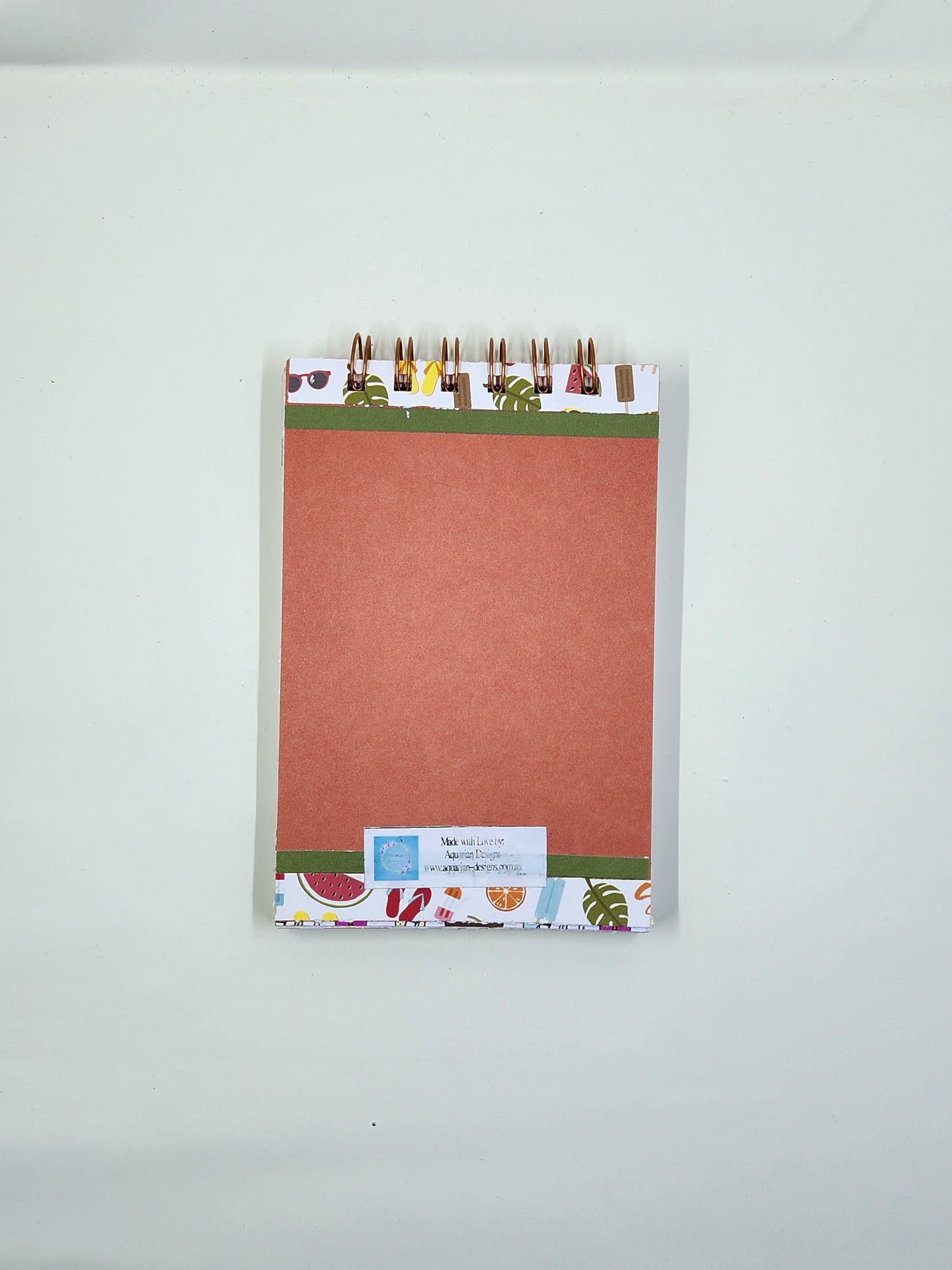 Treat Yourself Summer Themed Handmade Notepad