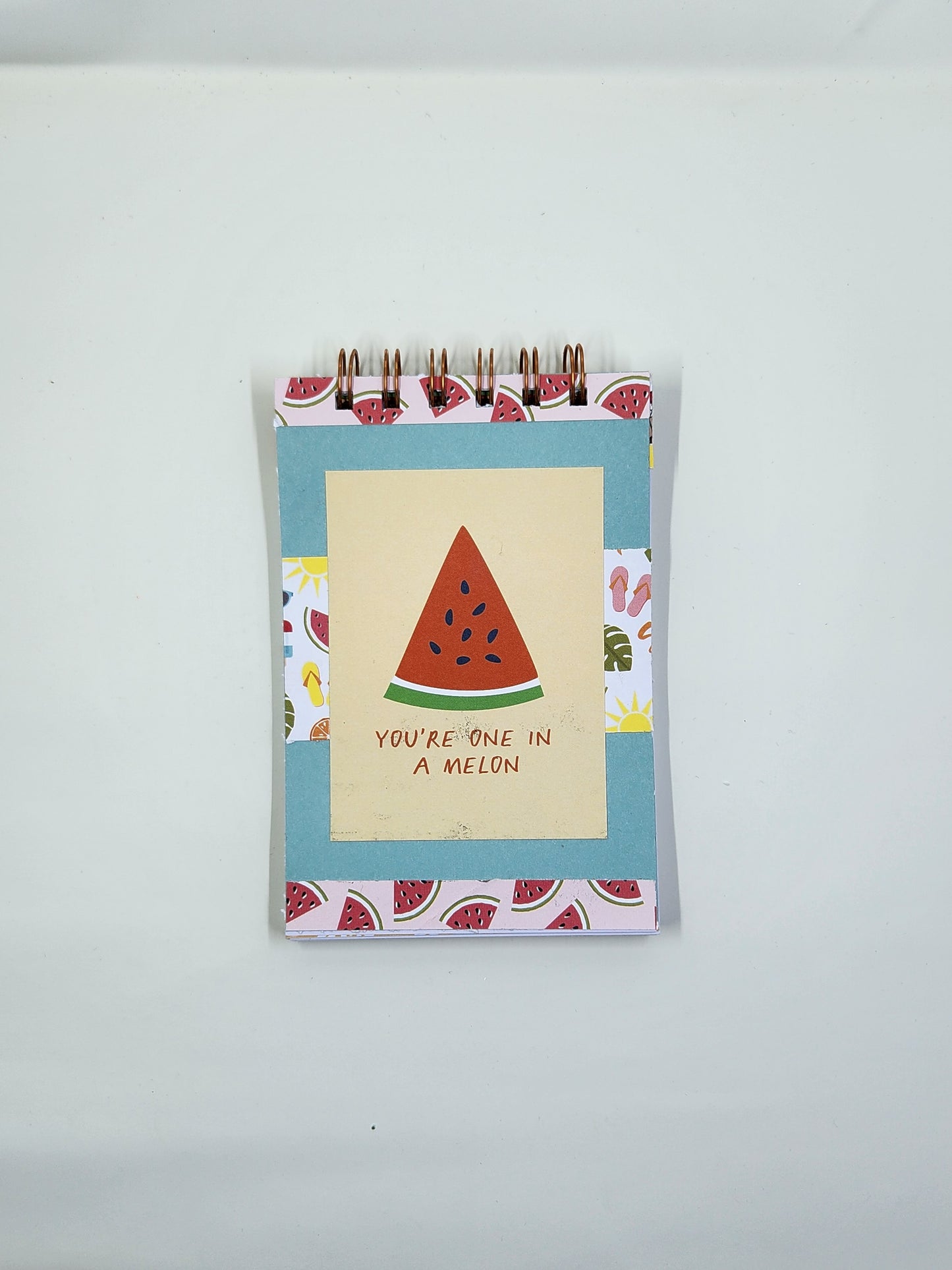 Watermelon Summer Themed Handmade Notepad