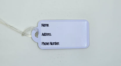 Adventure Awaits Handmade Bag Tag