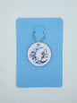 Handmade Floral Moon and Fairy Keyring