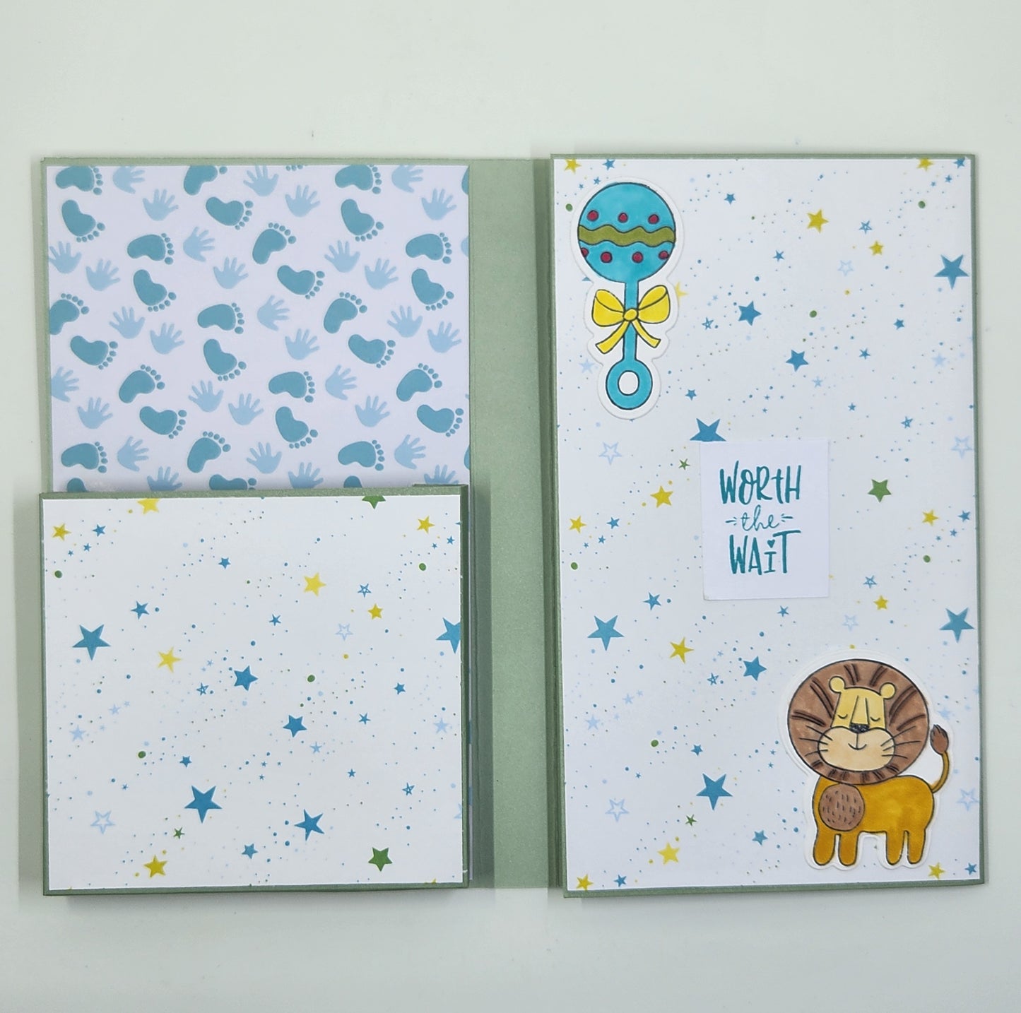 Handmade Baby Keepsake Card