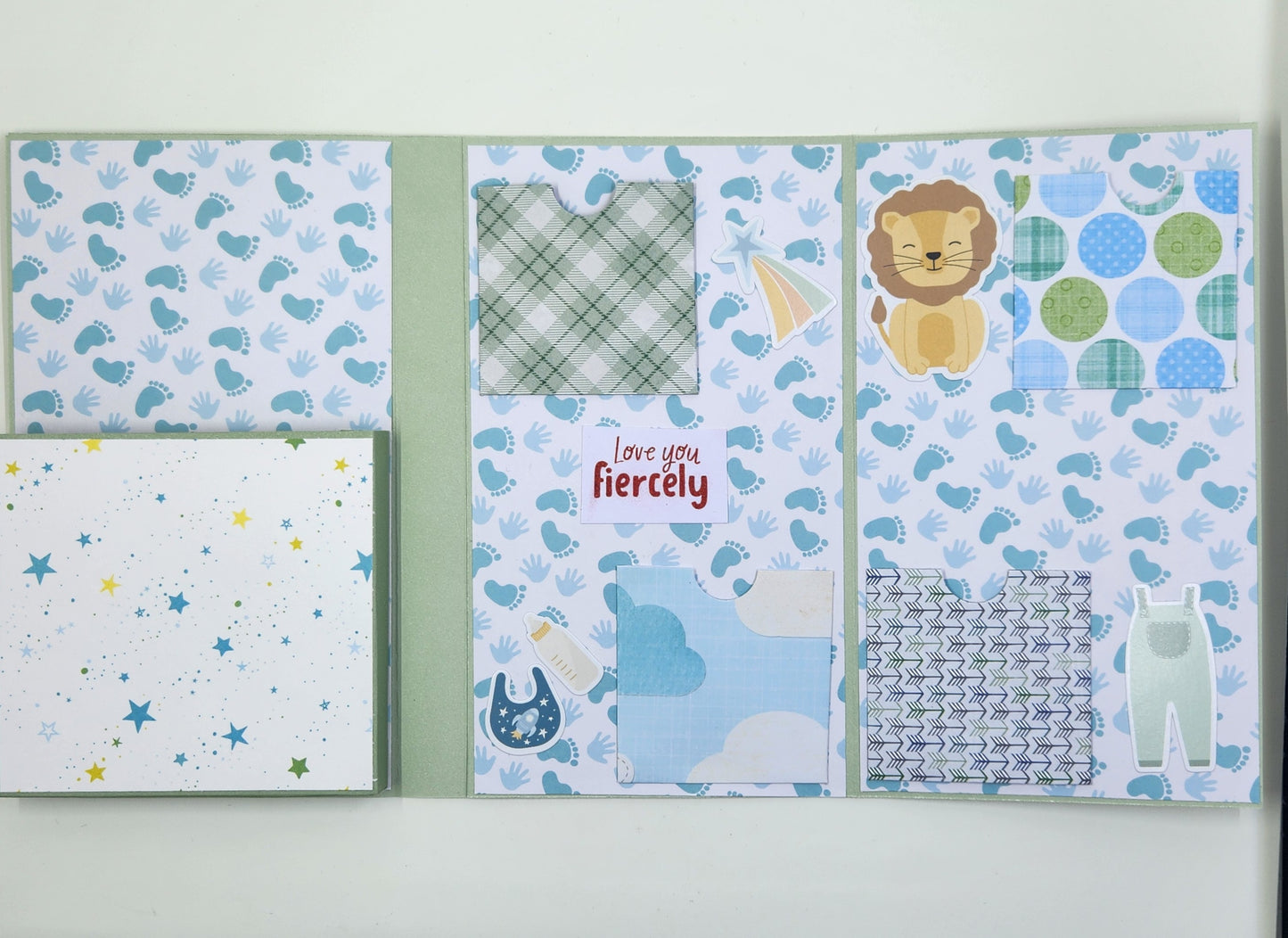 Handmade Baby Keepsake Card