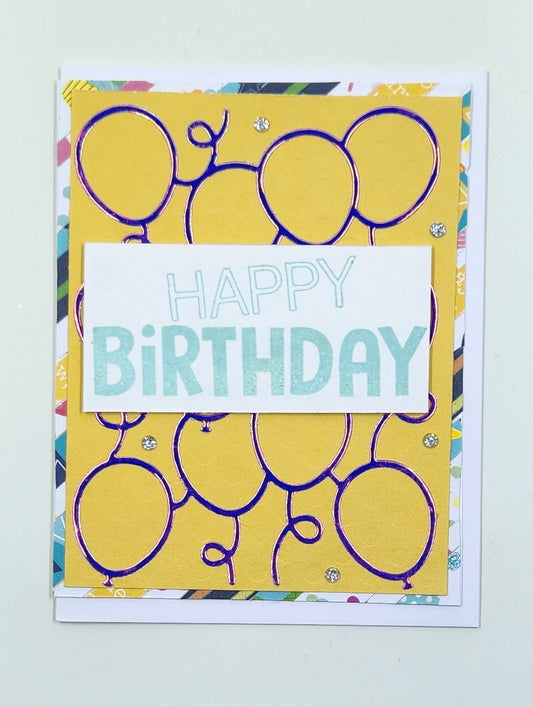 Handmade Birthday Cards - Balloons