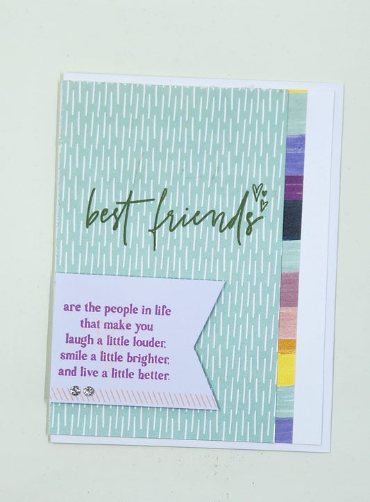 Handmade Card - Best Friends