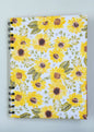 Handmade Sunflower Notebook