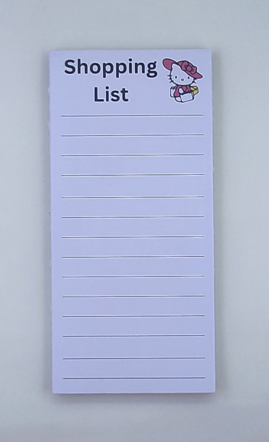 Hello Kitty Handmade Shopping List