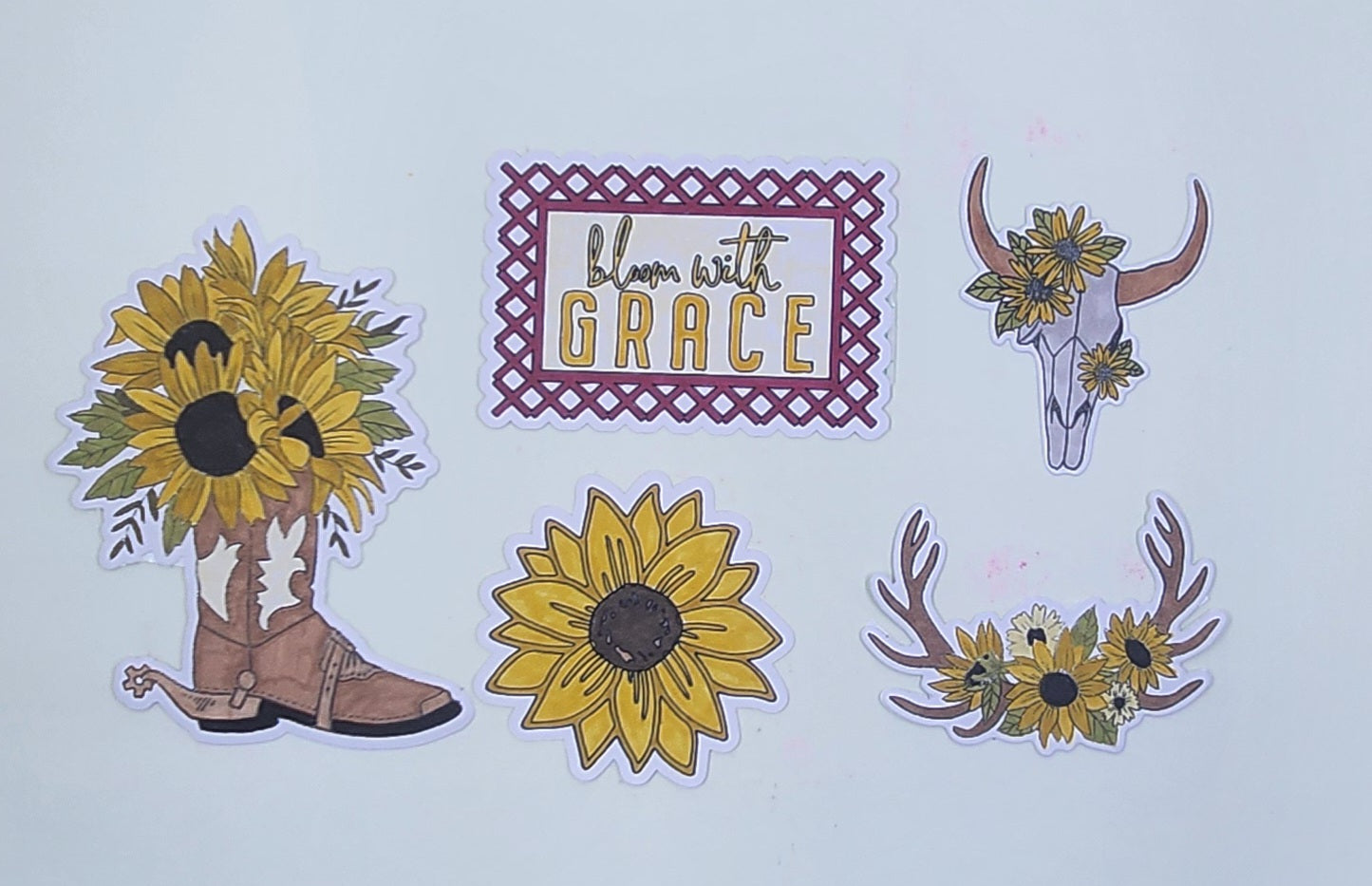 Sunny Sunflower Handmade Stationery Bundle