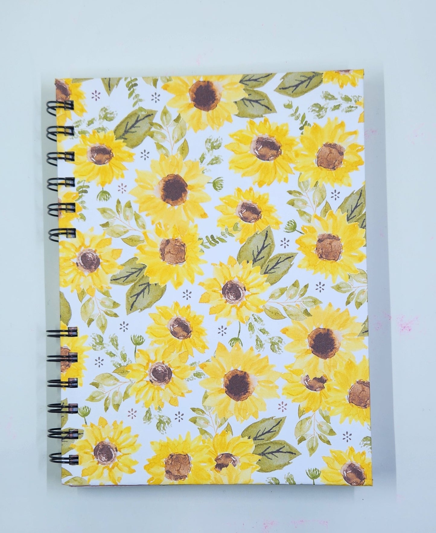 Handmade Sunflower Notebook