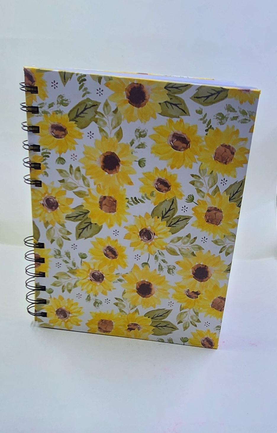Handmade Sunflower Notebook