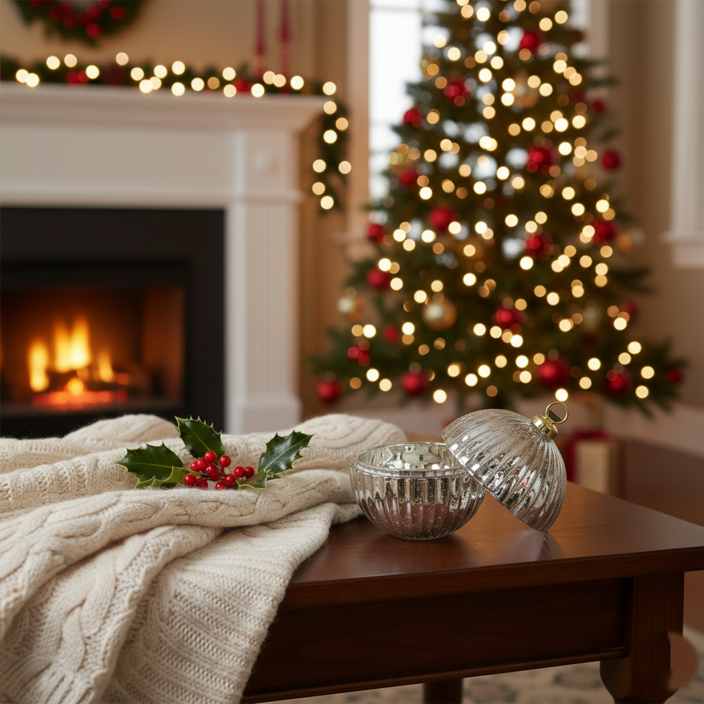 Baby Christmas Bauble Candle Jars