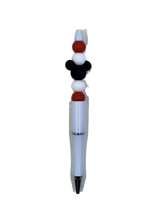 Beaded Mickey Mouse Refillable Pen