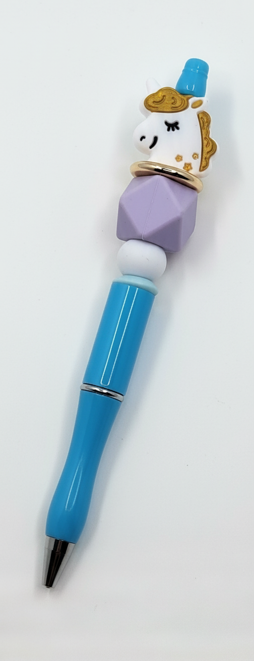 Handmade Beaded Unicorn Pen