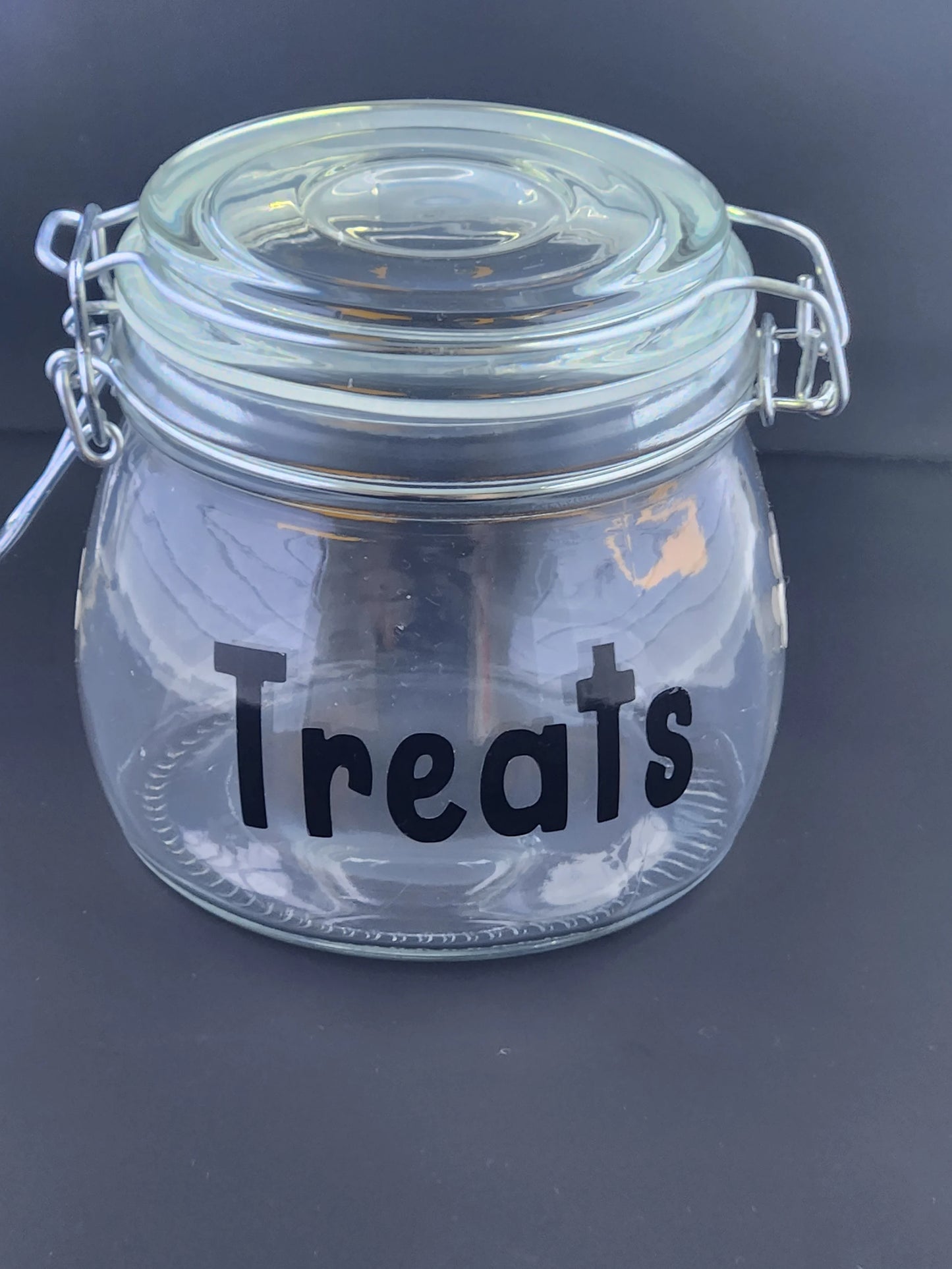 Cat Treats Flip Top Jar