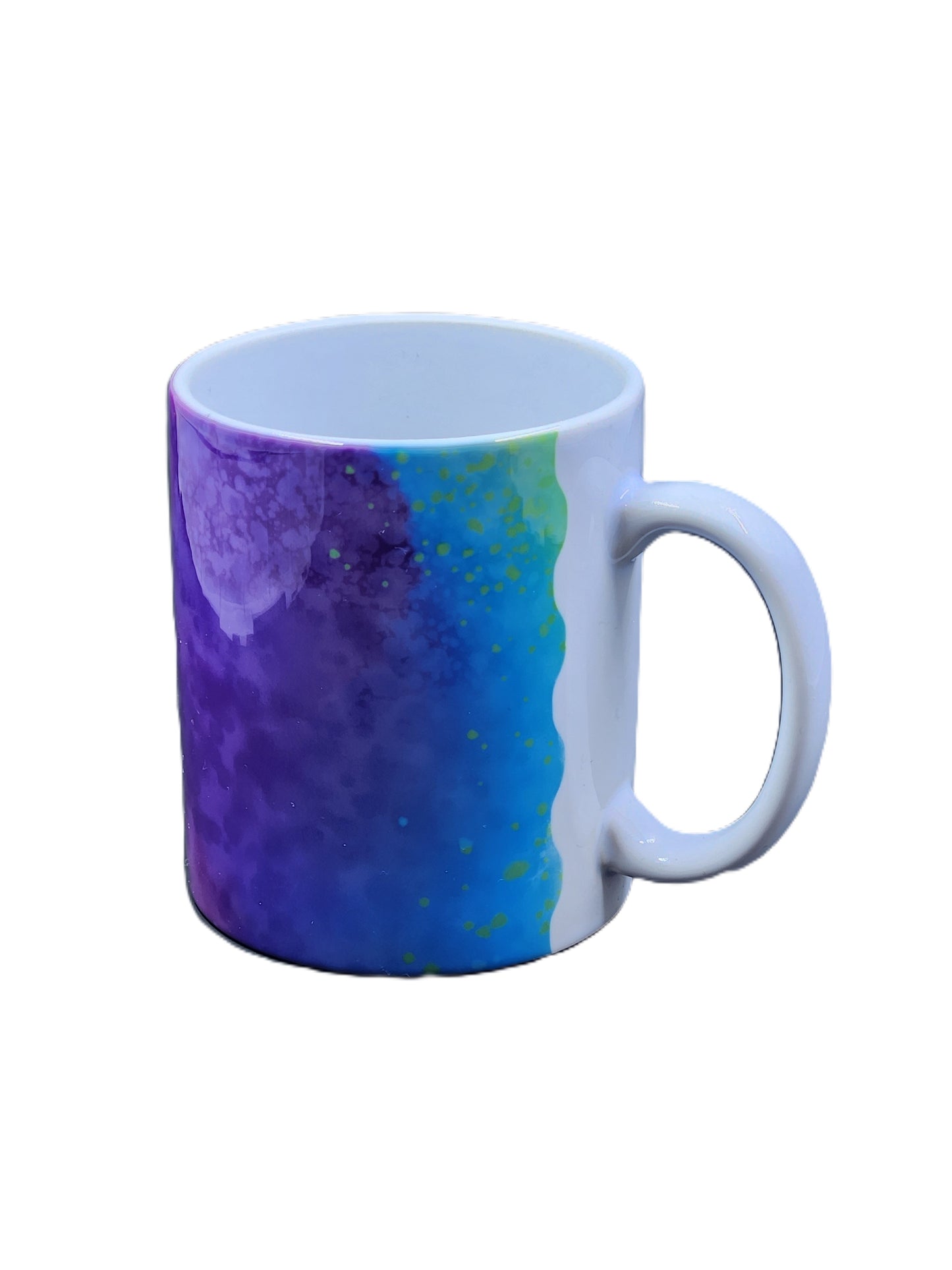 Colour Splash Wave Handmade Mug