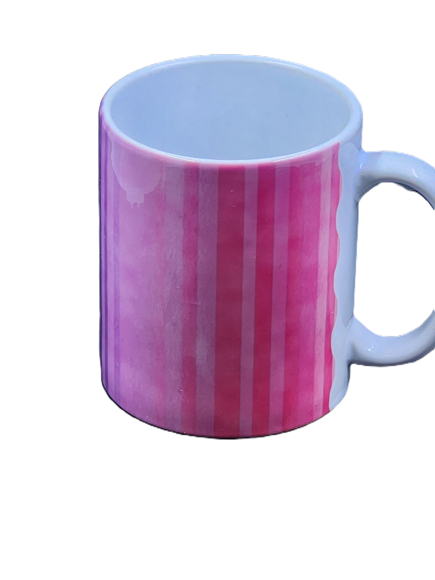 Colourful Stripes Handmade Mug